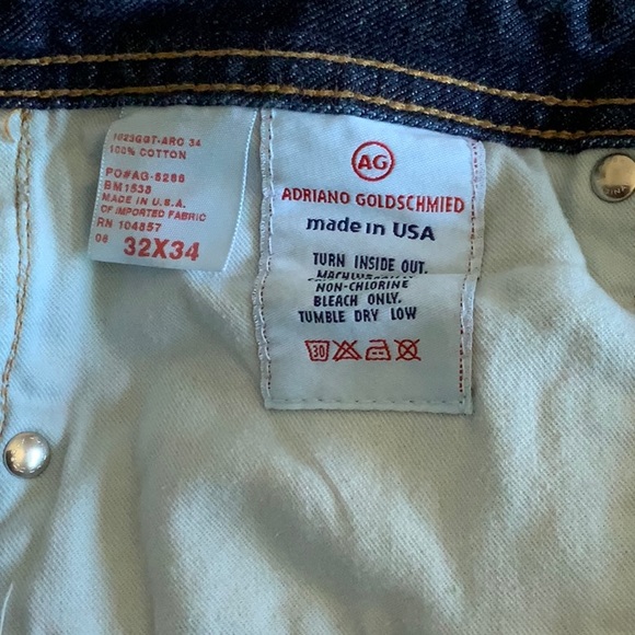 AG The Symbol Button Fly Jeans 32x30 - Picture 3 of 5